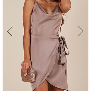 Satin Tie Dress